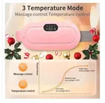 Period Heating Belt with Vibration Massage - 3 Heat Levels, LCD Display, Rechargeable image 4