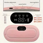 Period Relief Heating Belt - Rechargeable Wearable Heating Pad with Vibration Massage image 3