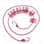 Multi-Functional Clothesline with 12 Clips - Portable Elastic Drying Rope image 4