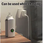 Portable Bottle Warmer for Travel - Battery Powered Waterless Warmer with Temperature Display image 2