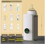 Portable Bottle Warmer for Travel - Battery Powered Waterless Warmer with Temperature Display image 4