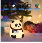 Panda Silicone Night Light - 7-Colour Touch Lamp for Kids Room image 4