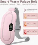 Period Heating Belt for Menstrual Cramps - 3 Heat Levels, 4 Vibration Modes, USB Rechargeable image 2