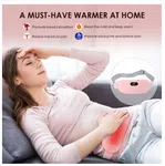 Period Heating Belt for Menstrual Cramps - 3 Heat Levels, 4 Vibration Modes, USB Rechargeable image 6