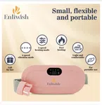 Period Heating Belt with Vibration Massage - 3 Heat Levels, LCD Display, Rechargeable image 1