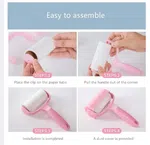 Reusable Lint Roller with Refill - 6.3 Inch Handle and 60 Sheets Total image 3