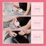 Period Relief Heating Belt - Rechargeable Wearable Heating Pad with Vibration Massage image 2