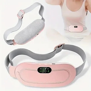 Period Relief Heating Belt - Rechargeable Wearable Heating Pad with Vibration Massage