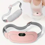 Period Relief Heating Belt - Rechargeable Wearable Heating Pad with Vibration Massage image 1