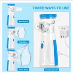 Portable Mesh Nebulizer - Quiet Steam Inhaler for Adults and Kids, 10ml Chamber image 1