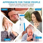 Portable Mesh Nebulizer - Quiet Steam Inhaler for Adults and Kids, 10ml Chamber image 5