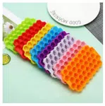 Silicone Ice Cube Tray with Lid - Honeycomb Design Ice Mould image 4