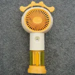 Portable Mini Handheld Fan with Digital Display - USB Rechargeable 3-Speed Travel Fan image 8