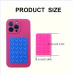 Silicone Suction Phone Grip and Stand - Reusable Hands-Free Holder for iPhone and Android image 3