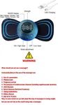 Rechargeable EMS Mini Muscle Massager - Portable Neck and Shoulder Tool for Home and Office image 4