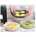 Square Silicone Air Fryer Tray 15 to 20cm - Reusable Heat Resistant Basket Liner image 2