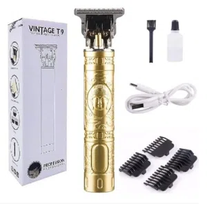 T9 Zero Gap Hair Trimmer for Men - Cordless USB Rechargeable Beard and Line-Up Clipper