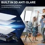 RL-24 LED Photography Light with Stand - Video Light Panel for Studio and Content Creation image 4