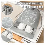 Travel Shoe Bag - Waterproof Non-Woven Storage Bag with Drawstring, 1 Piece image 4