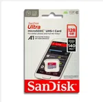SanDisk Ultra 128GB MicroSDXC Card - A1 Class 10 UHS-I, Up to 140MB/s, 5 Year Warranty image 1