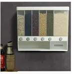 Rice and Cereal Storage Dispenser 10kg - 360 Degree Rotating Box with Measuring Cup image 3