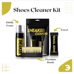 Shoe Cleaner Kit - 150ml Sneaker Shampoo with Brush and Microfibre Towel image 1