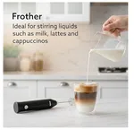 USB Rechargeable Milk Frother and Egg Beater - 3 Speed with 2 Interchangeable Whisks image 2