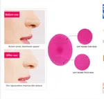 Silicone Face Scrubber - Soft Exfoliating Face Wash Brush, 1 Piece image 2