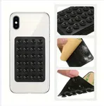Silicone Suction Phone Grip and Stand - Reusable Hands-Free Holder for iPhone and Android image 2