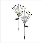 Solar Firefly Garden Lights - 10 LED Waterproof Swaying Lights for Outdoor Use image 2