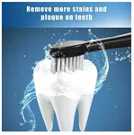 Sonic Electric Toothbrush Set of 2 - Rechargeable Brush with 2 Minute Timer image 7