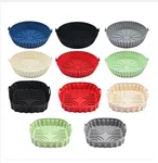 Square Silicone Air Fryer Tray 15 to 20cm - Reusable Heat Resistant Basket Liner image 4