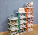 Stackable 6 Layer Shoe Rack - Space Saving Shoe Organiser and Multipurpose Shelf image 4