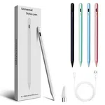 Universal Rechargeable Stylus Pen - Aluminium Alloy Digital Pen for Phones and Tablets image 1