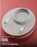 USB-C to Lightning Cable 1m - Fast Charging and Data Sync Cable image 2