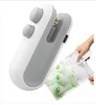USB Rechargeable Bag Sealer with Cutter - Heat Seal Machine for Snack Packets image 1