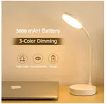 USB Rechargeable LED Study Lamp - 3 Colour Temperatures, 180 Degree Flexible Arm image 4