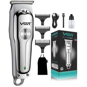VGR V-071 Professional Hair Trimmer - Carbon Steel Blade, 120 Minute Runtime