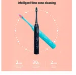 X-9 Sonic Electric Toothbrush - 6 Cleaning Modes with 4 Replacement Brush Heads image 2
