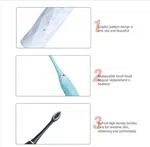 X-9 Sonic Electric Toothbrush - 6 Cleaning Modes with 4 Replacement Brush Heads image 5