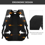 Aoking H97068 Casual Laptop Backpack 22L, 15.6 Inch, Unisex image 6