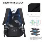 Aoking SN2105-12 Business Laptop Backpack with USB Port, 15.6 Inch image 7