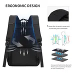 Aoking SN2115 Business Laptop Backpack with USB Port, Navy image 8