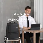 Aoking SN2117 Business Laptop Backpack with USB Port, Unisex image 5
