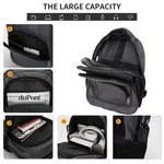 Aoking SN3535-W-6 Classic Business Laptop Backpack, Unisex image 10