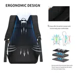 Aoking SN4041 Convertible Laptop Backpack and Briefcase 25L, 15.6 Inch - Available at AfnoBazar Nepal