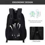 Aoking SN4318 Business Laptop Backpack, Black, Unisex - Available at AfnoBazar Nepal
