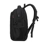 Aoking SN97095 Laptop Backpack 27L with USB Port, 15.6 Inch, Black - Available at AfnoBazar Nepal