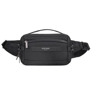 Aoking SY3082 Waist Bag and Crossbody Sling Bag, Black - Available at AfnoBazar Nepal