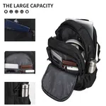 Aoking SN97095 Laptop Backpack 27L with USB Port, 15.6 Inch, Black - Available at AfnoBazar Nepal